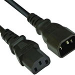 Cablu adaptor Bachmann IEC C13- IEC C14, 1.5m, Bachmann
