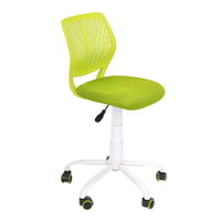 Scaun birou copii Carnation, rotativ, mesh, rosu