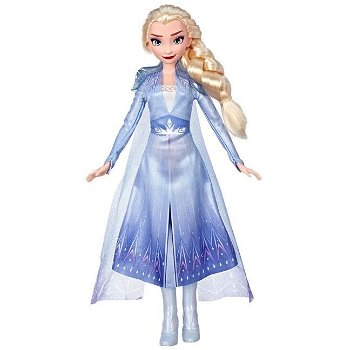 Papusa Disney Frozen II - Elsa, cu articulatii, 27 cm