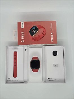 Ceas smartwatch Fitbit Versa 4 Pink Sand / Copper Rose Aluminum, Fitbit