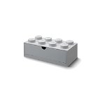 Cutie de birou cu sertar LEGO® Brick, 31,6 x 11,3 cm, gri, LEGO®