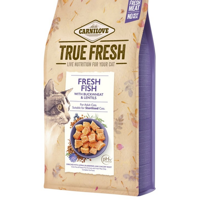 CARNILOVE Cat True Fresh Fish 4.8 kg hrana pentru pisici adulte, CARNILOVE