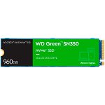 SSD WD Green SN350 960GB M.2 2280 PCIe Gen3 x3 NVMe TLC, Read/Write: 2400/1900 MBps, IOPS 340K/380K, TBW: 80, Western Digital