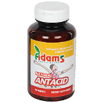 Natural Antacid cu aroma de Portocale 90 tab. Adams
