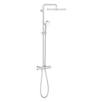 Coloana de dus crom cu baterie termostatata Grohe Tempesta 250 Cube, Grohe Coloana de dus crom cu baterie termostatata Grohe Tempesta 250 Cube, Grohe