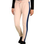 Pantaloni roz cu dunga albastra - cod 40383, 