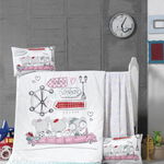 Set lenjerie 6 piese Bumbac Ranforce Journey 120x60 cm, Victoria Home