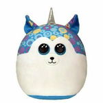 TY - Jucarie din plus Catel Husky Helena , Squish, 22 cm, Multicolor, TY