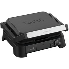 Gratar electric TEFAL SuperGrill 3in1 GC5108E0, 2000W, negru-argintiu