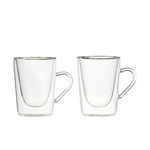 Set 2 căni din sticlă dublă Bredemeijer Coffee&Tea, 295 ml