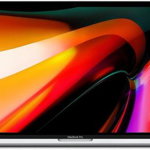 Laptop Apple MacBook Pro 16 Retina (Procesor Intel® Core™ i7-9750H (12M Cache, up to 4.50 GHz), Coffee Lake, 16inch, Retina, Touch Bar, 16GB, 512GB SSD, AMD Radeon Pro 5300M @4GB, Mac OS Catalina, Layout INT, Argintiu), Apple