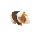 Jucarie de plus hamster maro cu bej 12 cm