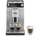 Espressor automat DeLonghi Autentica ETAM 29.510.SB, 1450W, 15bar, 1.4l, Spumare manuală, Râșniță inox silențioasă, Boabe/Măcinată, Control aromă, Silver Black, DeLonghi