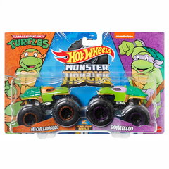 HOT WHEELS MONSTER TRUCK SET 2 MASINI TRI TO CRUSH ME SI PODIUM CRASHER SCARA 1 LA 64, HOT WHEELS - Monster Truck