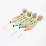 Set 4 Evidentiatoare Eco-Friendly, Strigo, Pastel