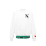 Heron Preston HP Tape Logo Sweatshirt White, Heron Preston