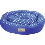 Culcus pentru caini si pisici Rotund Tarte S, Albastru, 65x15 cm, 4Dog Deluxe , 4Dog