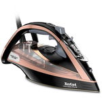 Fier de calcat TEFAL Ultimate Pure FV9845E0, 3200W, 260g/min, 350ml, talpa Durilium AirGlide, maro-negru