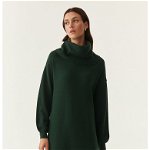 Rochie-pulover cu guler inalt Zaloni, Tatuum