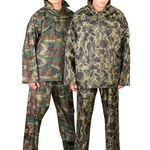 Set impermeabil 1 bucata pelerina si 1 bucata pantaloni talie Top Defender, camuflaj, asigura protectie impotriva ploii, marimea 3XL, NoName