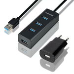 Hub USB Axagon HUE-S2BP USB-A 4x USB-A, Axagon