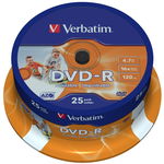 DVD-R 43538 printabil 25Buc, Verbatim