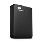 HDD extern WD Elements Portable, 2TB, 2.5  , USB 3.0, Negru