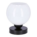 Veioză albă cu abajur din sticlă (înălțime 19 cm) Caldera – Candellux Lighting, Candellux Lighting