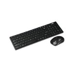 Kit tastatura si mouse Ibox Sauros Pro Wireless + Mouse optic Black