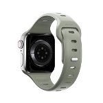 Curea rezistenta la apa NOMAD Sport Slim Strap compatibila cu Apple Watch 4/5/6/7/8/SE 38/40/41mm, S/M, Verde