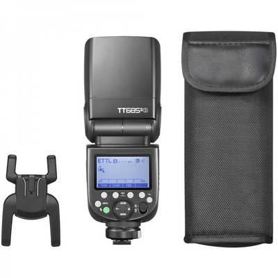 Bundle Godox TT685IIS Thinklite Blit TTL pentru Sony + Set 4 acumulatori Maha PRO 2700mAh