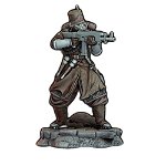 Miniatura Nepictata Elemental Beacon - Morior Light Infantry, Rifleman v1, Elemental Beacon