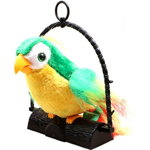 Jucarie Interactiva Papagal Multicolor, Repeta Sunetele, 