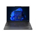 Laptop Lenovo 16'' ThinkPad E16 Gen 1, WUXGA IPS, Procesor AMD Ryzen™ 7 7730U (16M Cache, up to 4.5 GHz), 8 nuclee, 24GB DDR4, 1TB SSD, Radeon, No OS, Graphite Black