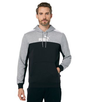 Imbracaminte Barbati PUMA Essentials Block Fleece Hoodie Cotton Black, PUMA