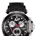Ceasuri Barbati Tissot Mens T-Race Bracelet Watch 48mm BLACK SILVER