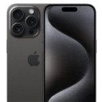 Telefon mobil iPhone 15 Pro Max 256GB Titanium Black, Apple