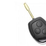 Ford Carcasa cheie cu 3 butoane si suport baterie, AutoScan