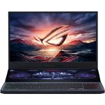 Notebook ROG Zephyrus Duo 15 GX550LXS, UHD, Procesor Intel® Core™ i9-10980HK (16M Cache, up to 5.30 GHz), 32GB DDR4, 2x 1TB SSD, GeForce RTX 2080 SUPER 8GB, Win 10 Home, Gunmetal Gray, Asus