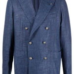 Tagliatore TAGLIATORE Double-breasted jacket AVION BLUE, Tagliatore