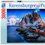 Puzzle Ravensburger - Hamnoy, 3000 piese