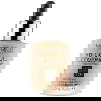 Fond de ten  HD Liquid Coverage Foundation 010 - 30 ml, Catrice