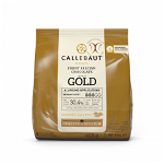 Ciocolata Alba cu Caramel GOLD, 400 g, Callebaut