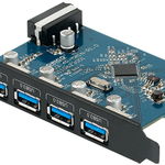 Adaptor PCI-express Orico PVU3-4P 4 Port-uri USB 3.0 PCI-Express Card