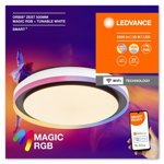 Plafoniera LED RGB inteligenta Ledvance Smart+ WiFi Magic ORBIS ZEST cu Telecomanda, 38W, 3800 lm, lumina alba si color (2700-65, LEDVANCE