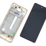 Display Samsung Galaxy A53 5G A536 cu Rama Display Original Service Pack Portocaliu Auriu, Samsung