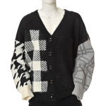 Cardigan negru cu adaos de lana, 0