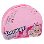 Gentuta cu doua animalute transformabile Zoobles Ball Z Girls, Spin Master