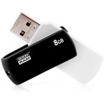 Memorie USB GOODRAM UME2, USB 2.0, 8 GB, Alb