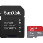 Card Sandisk Ultra microSDXC 1TB 120Mbs A1 Clasa 10 UHS-I U1 cu adaptor SD